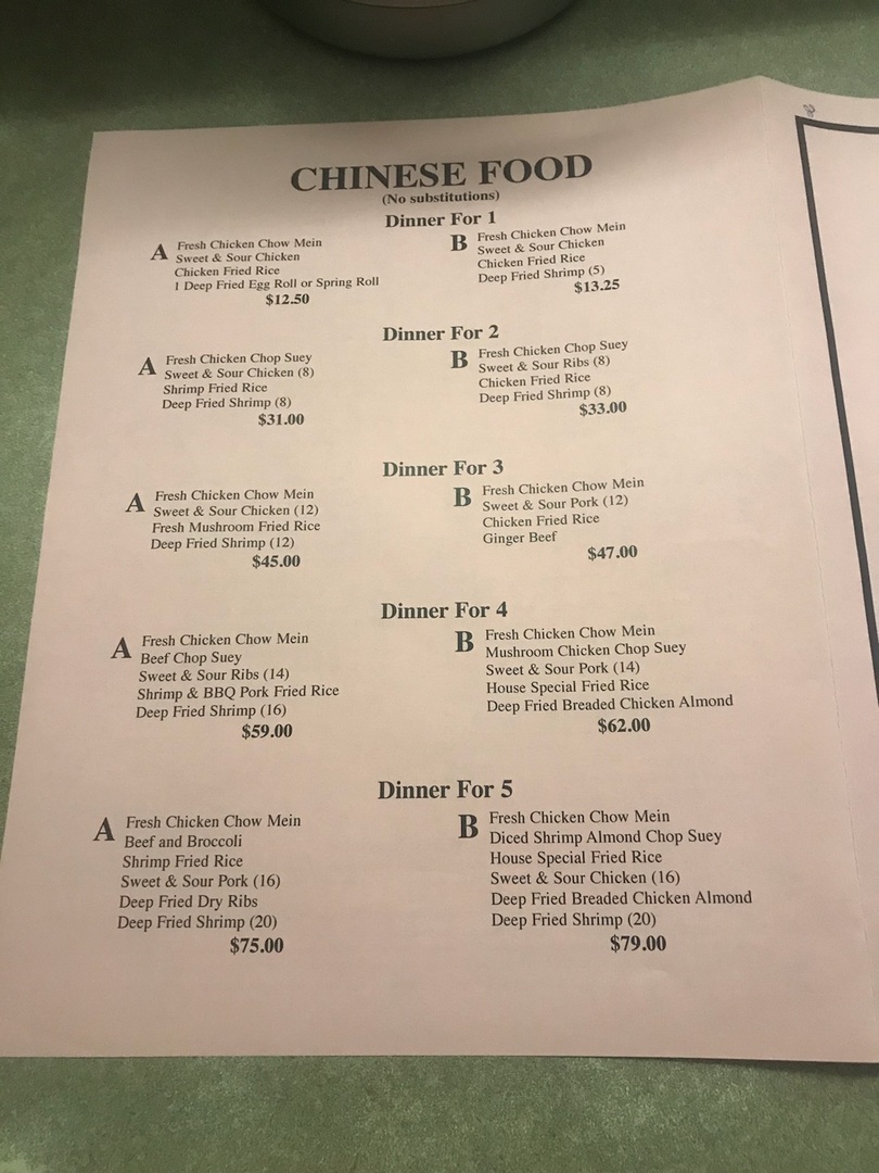 Menu Red Lion Inn-7
