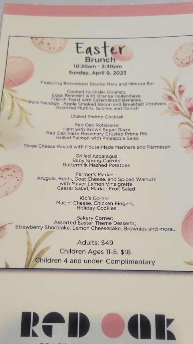 Menu Red Oak Craft Bar And Rotisserie-3