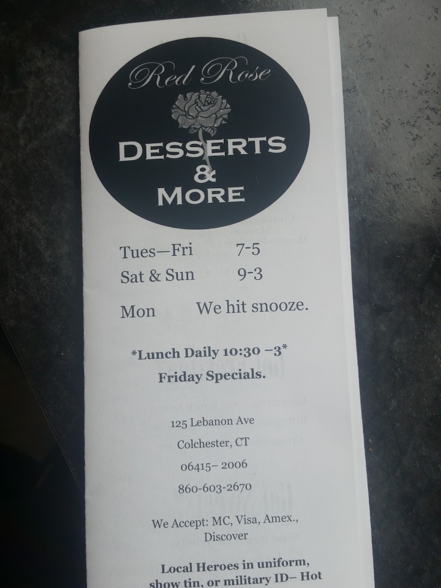 Menu Red Rose Cafe-10