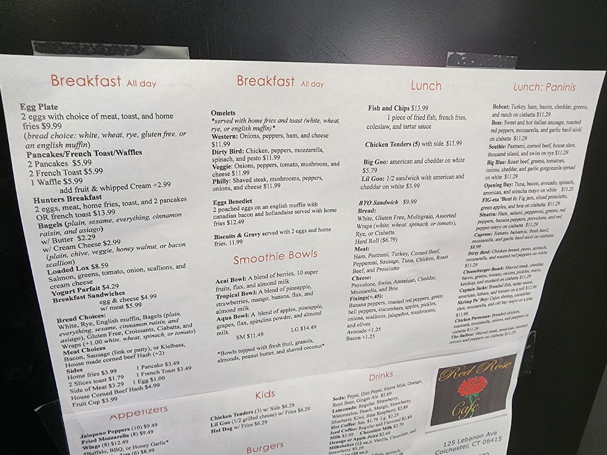 Menu Red Rose Cafe-3