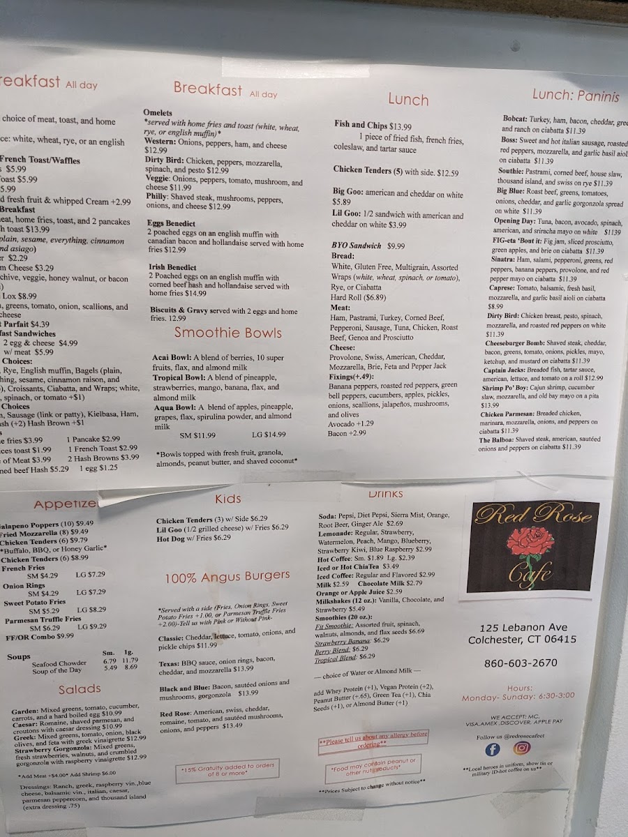 Menu Red Rose Cafe-6