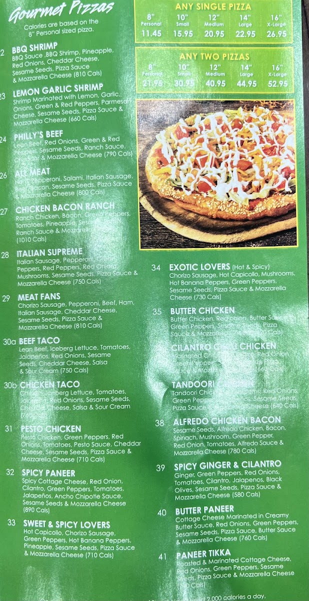 Menu Red Swan Pizza - Kamloops North-9