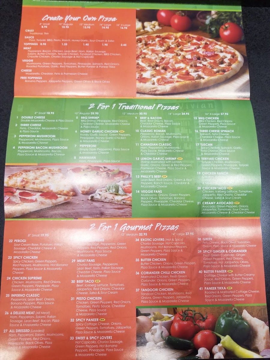 Menu Red Swan Pizza - North Battleford-6