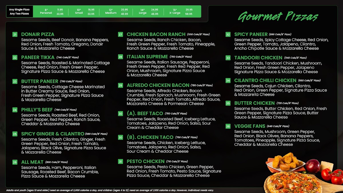 Menu Red Swan Pizza - Red Deer South-1