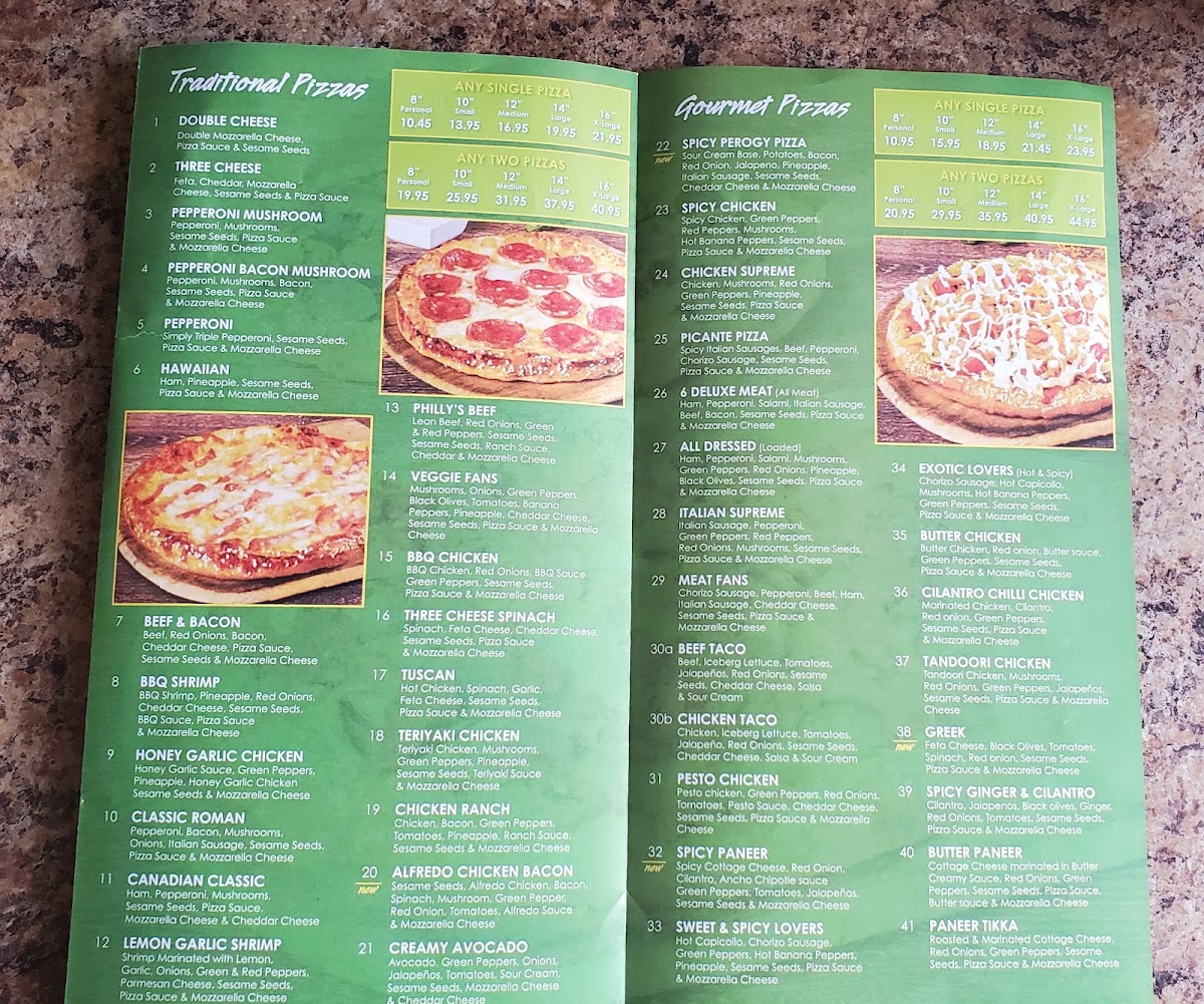 Menu Red Swan Pizza - Red Deer South-5