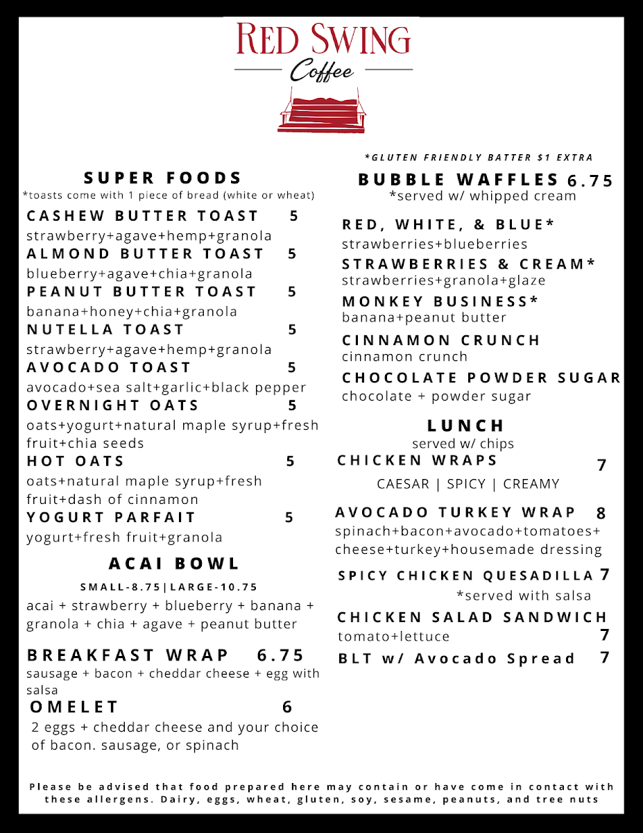 Menu Red Swing Coffee-1