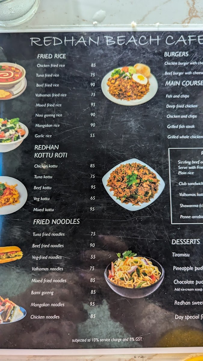 Menu Redhan Beach Cafe-1