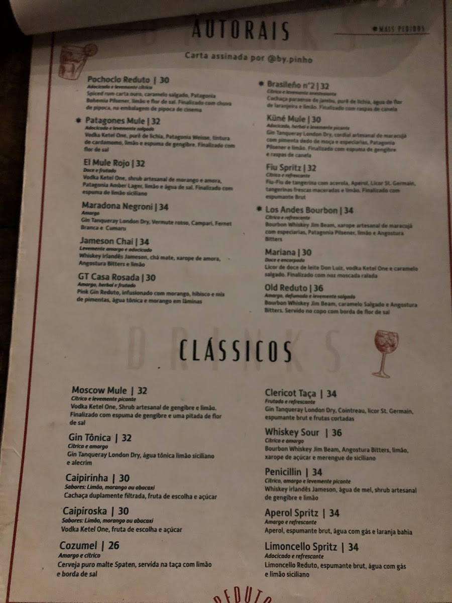 Menu Reduto Bar-5