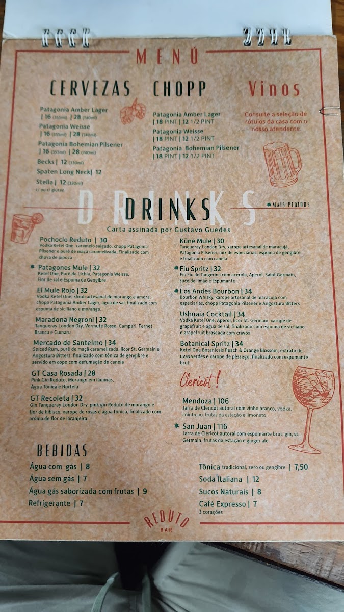 Menu Reduto Bar-6