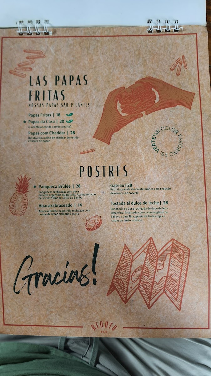 Menu Reduto Bar-9