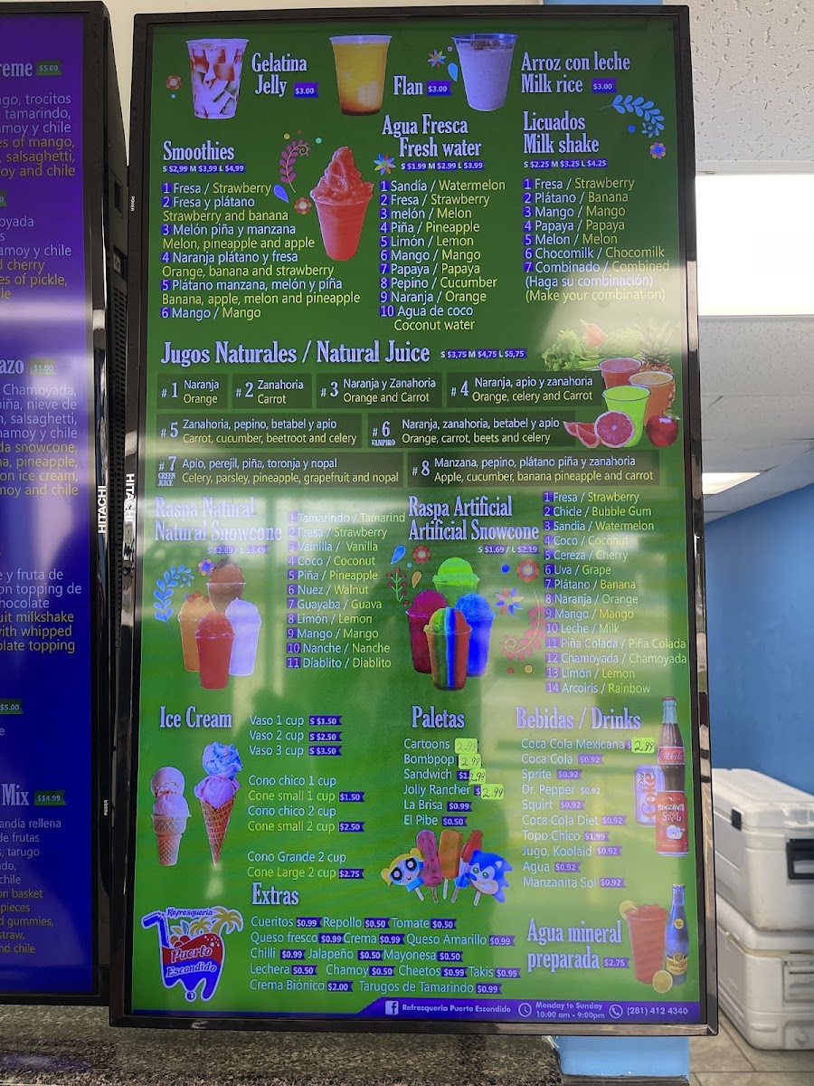 Menu Refresqueria Puerto Escondido-1