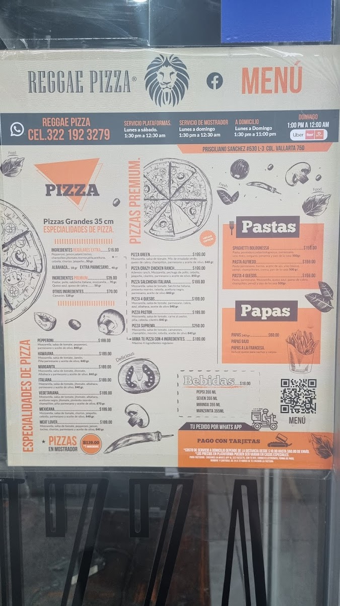 Menu Reggae Pizza-1
