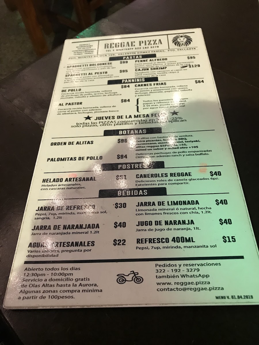 Menu Reggae Pizza-7