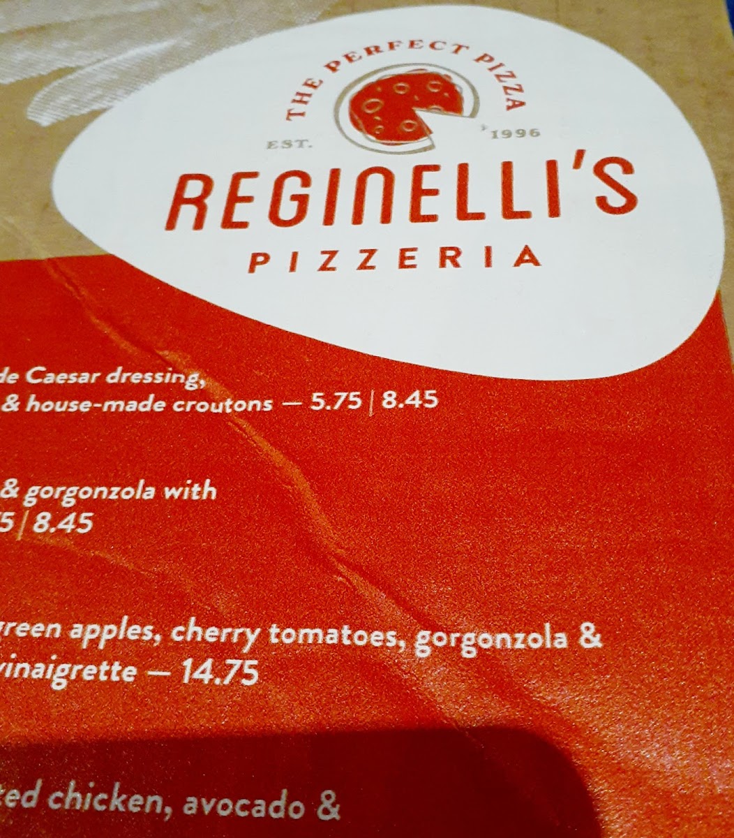 Menu Reginelli's Pizzeria-5