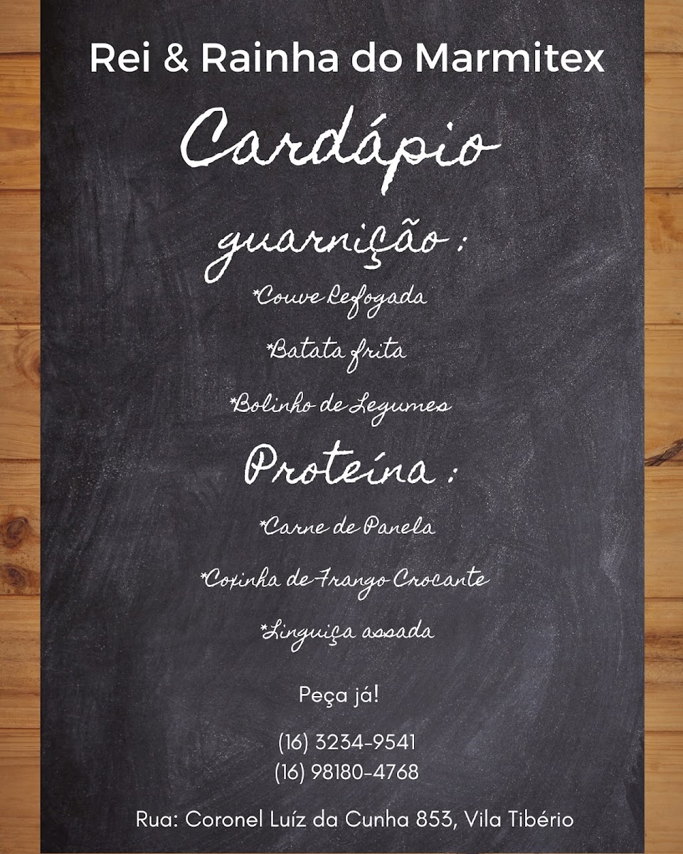 Menu Rei E Rainha Restaurante E Marmitaria-1