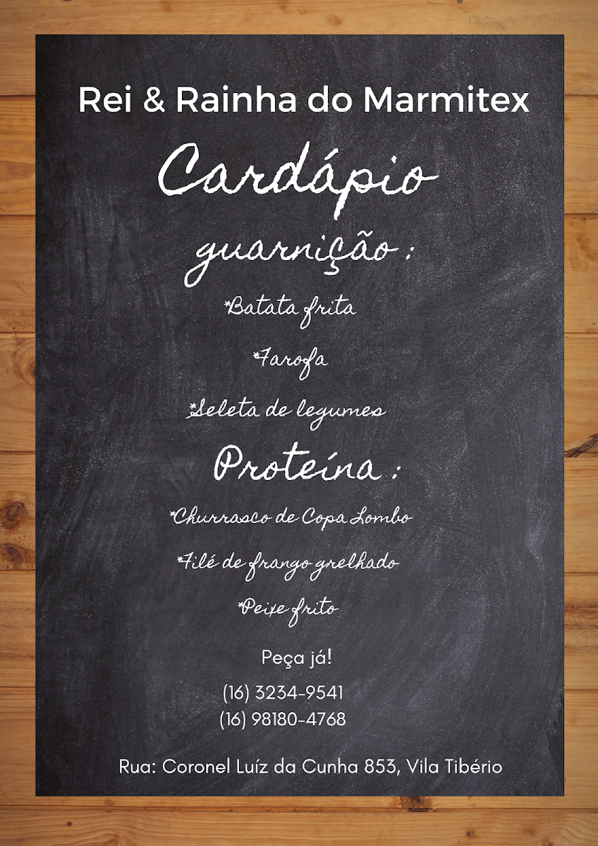 Menu Rei E Rainha Restaurante E Marmitaria-8