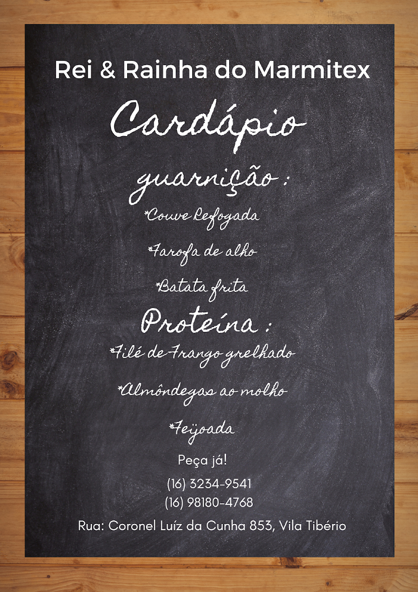 Menu Rei E Rainha Restaurante E Marmitaria-9