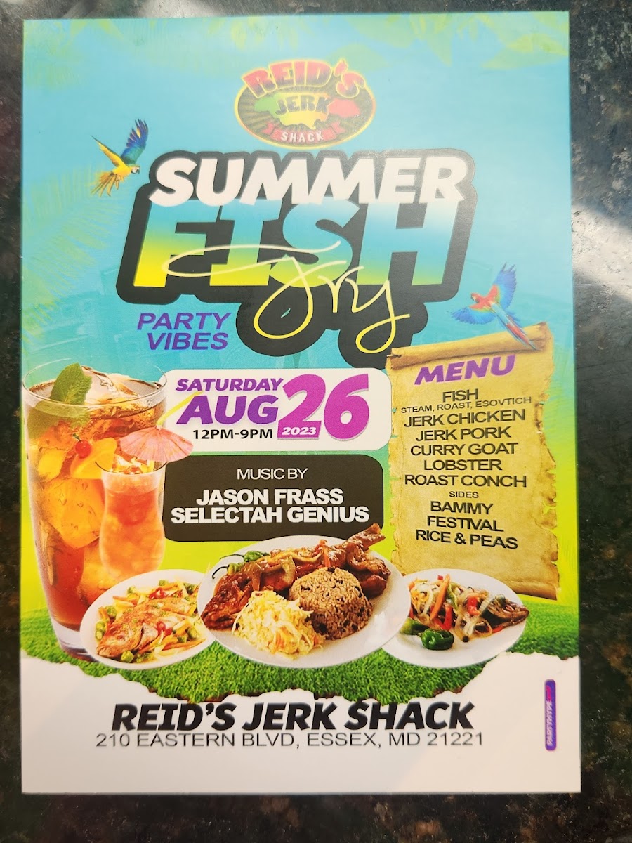 Menu Reid's Jerk Shack-5