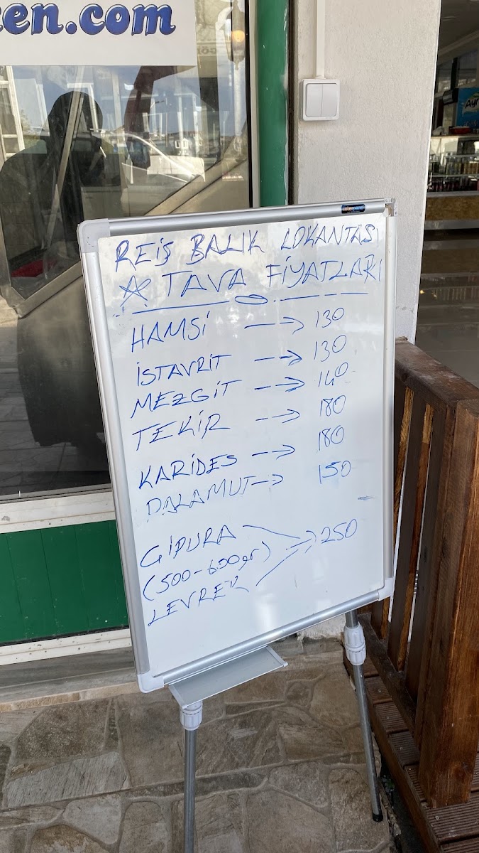 Menu Reis Balık Lokantası-3