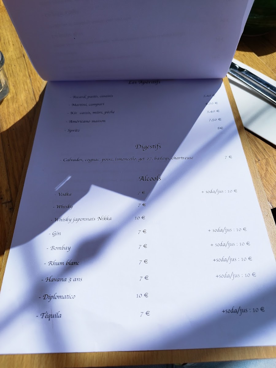 Menu Relais De La Poste-1