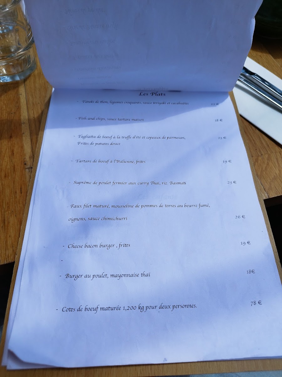 Menu Relais De La Poste-2