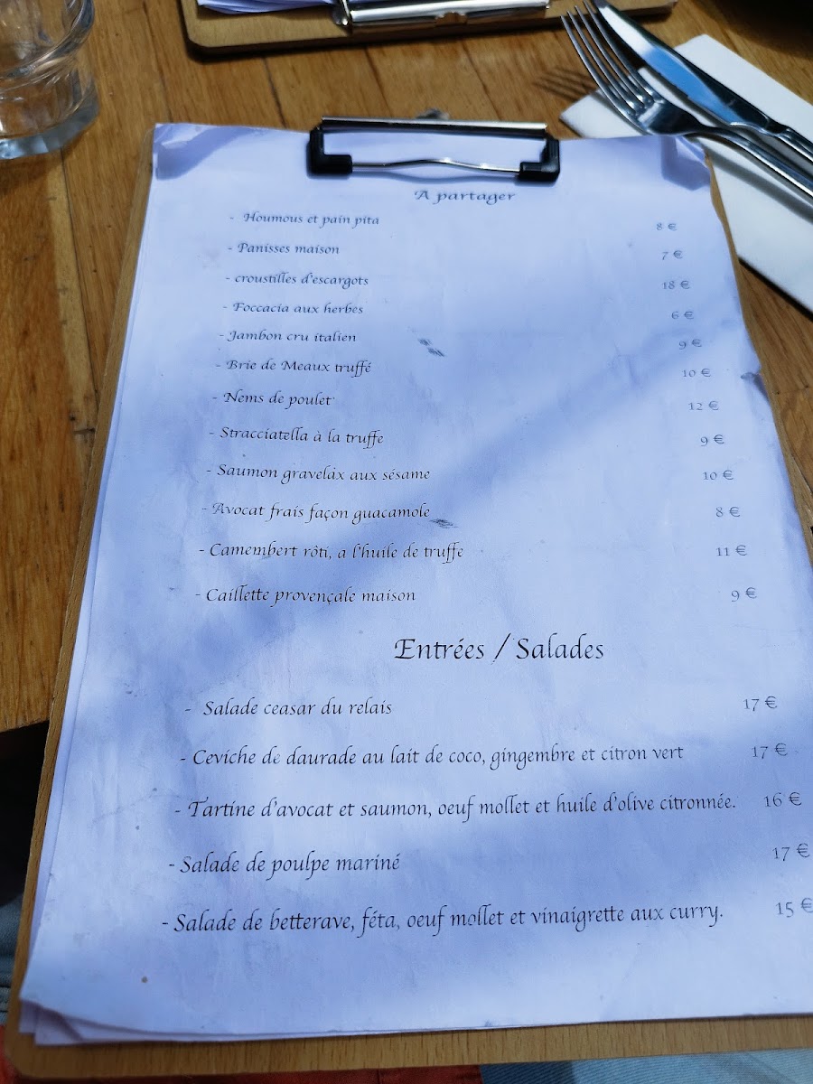 Menu Relais De La Poste-4