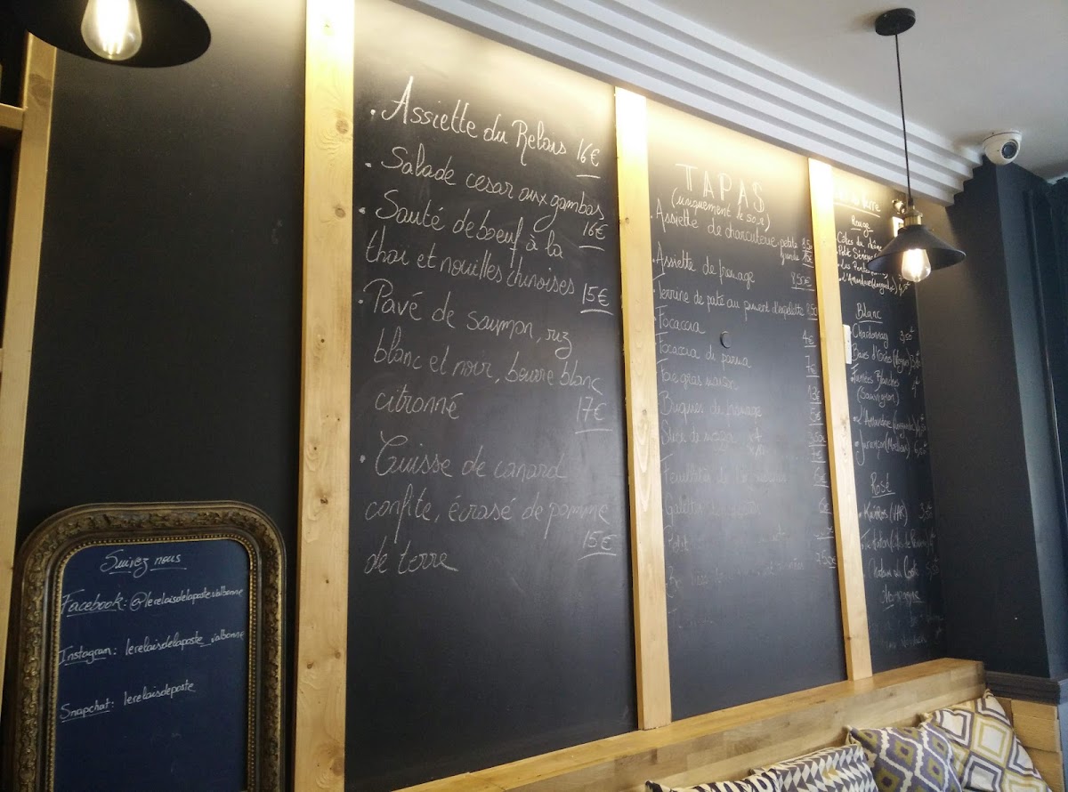 Menu Relais De La Poste-8