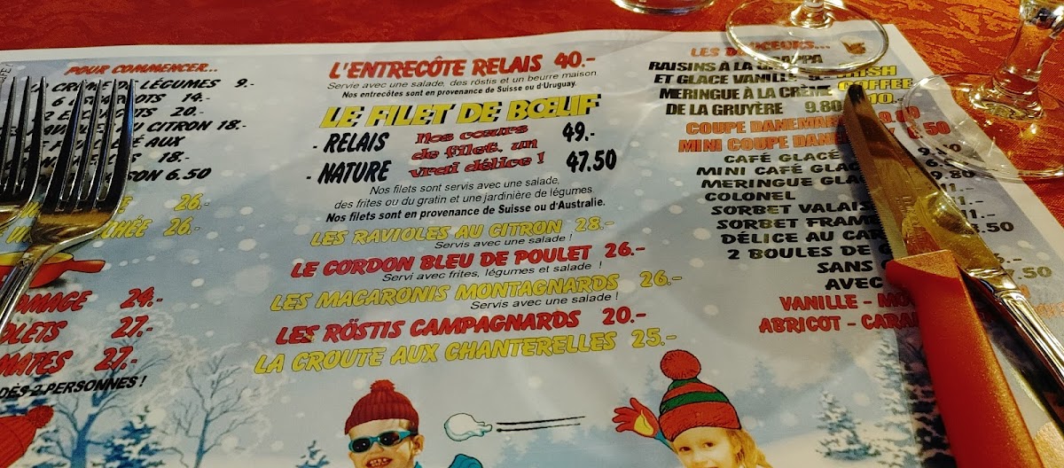 Menu Relais Des Mayens De Sion-2