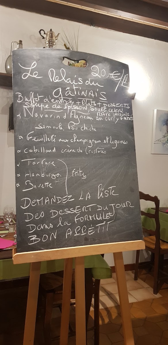 Menu Relais Du Gâtinais-4