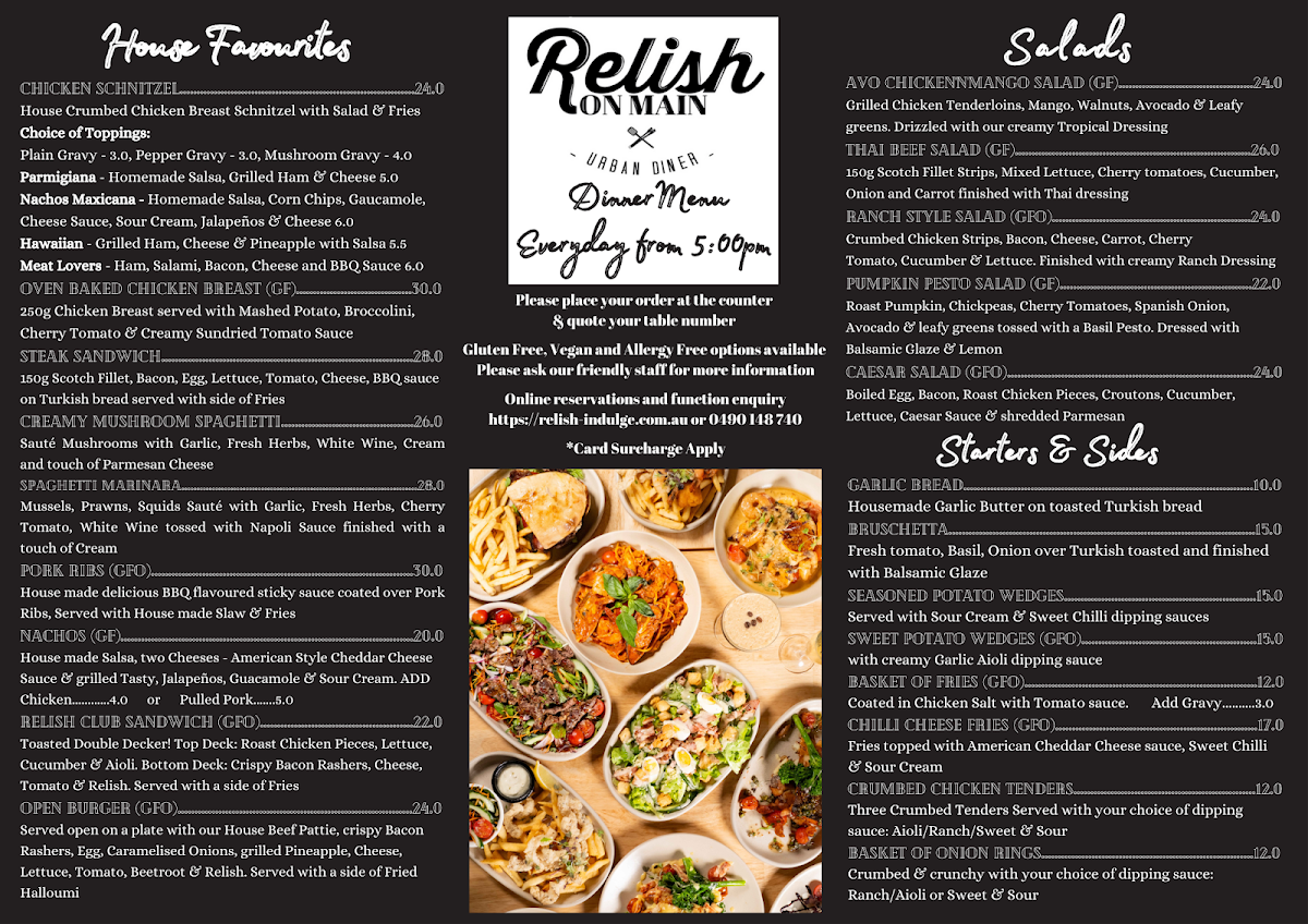Menu Relish On Main-2