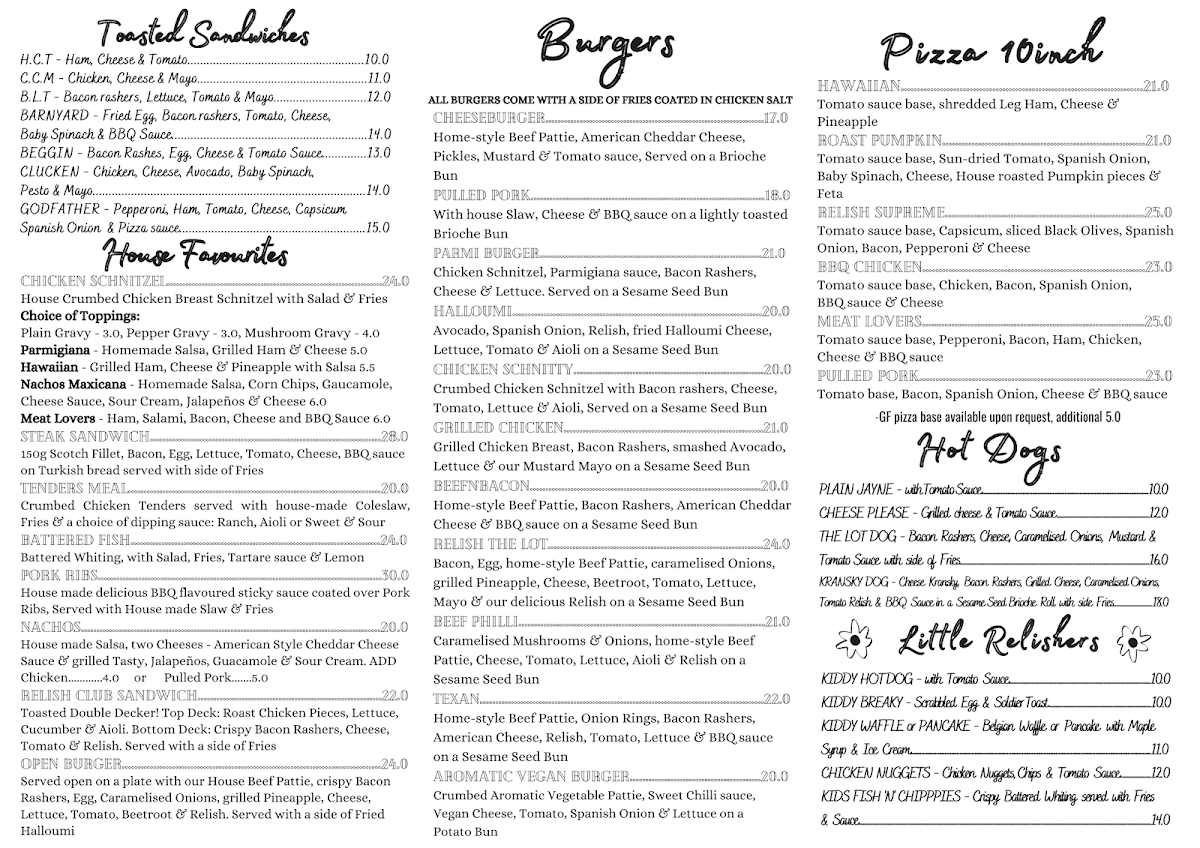Menu Relish On Main-4