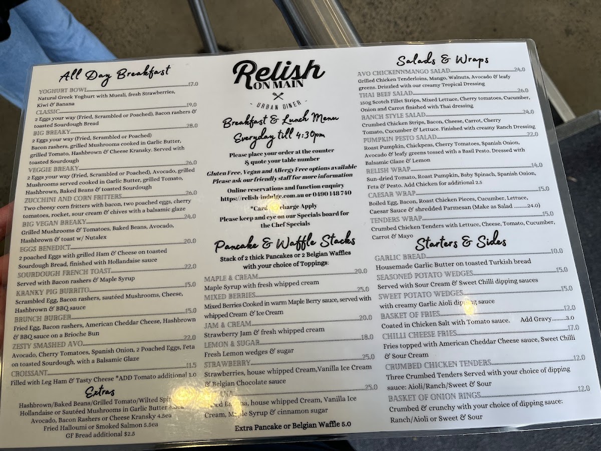 Menu Relish On Main-5