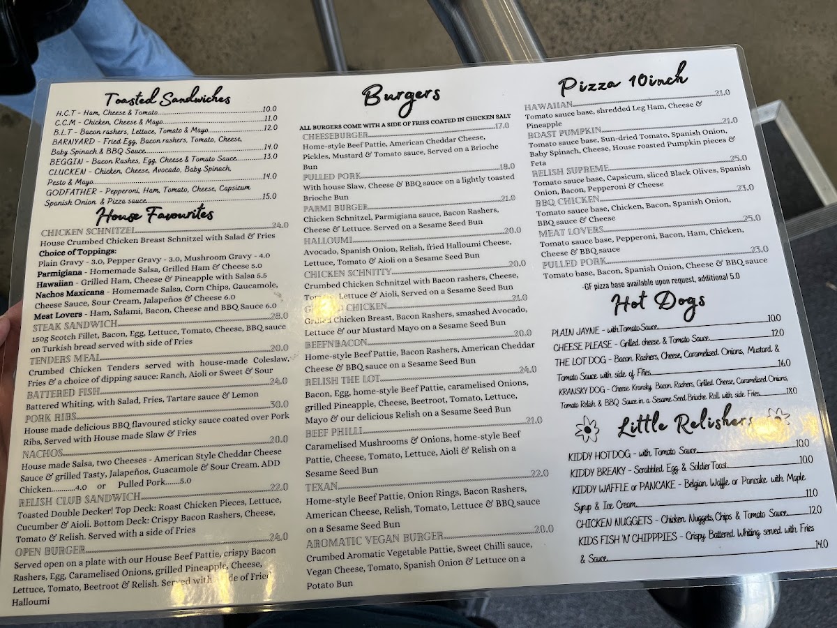 Menu Relish On Main-6