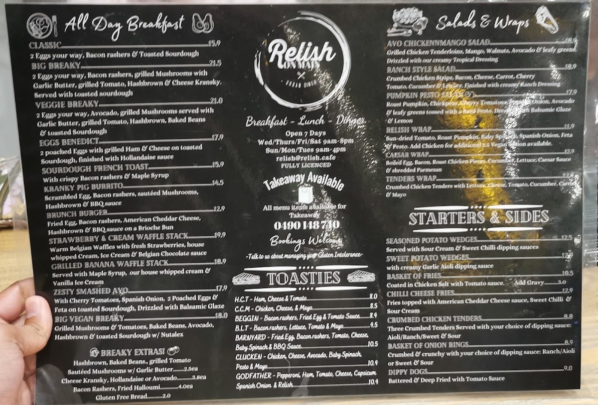 Menu Relish On Main-9