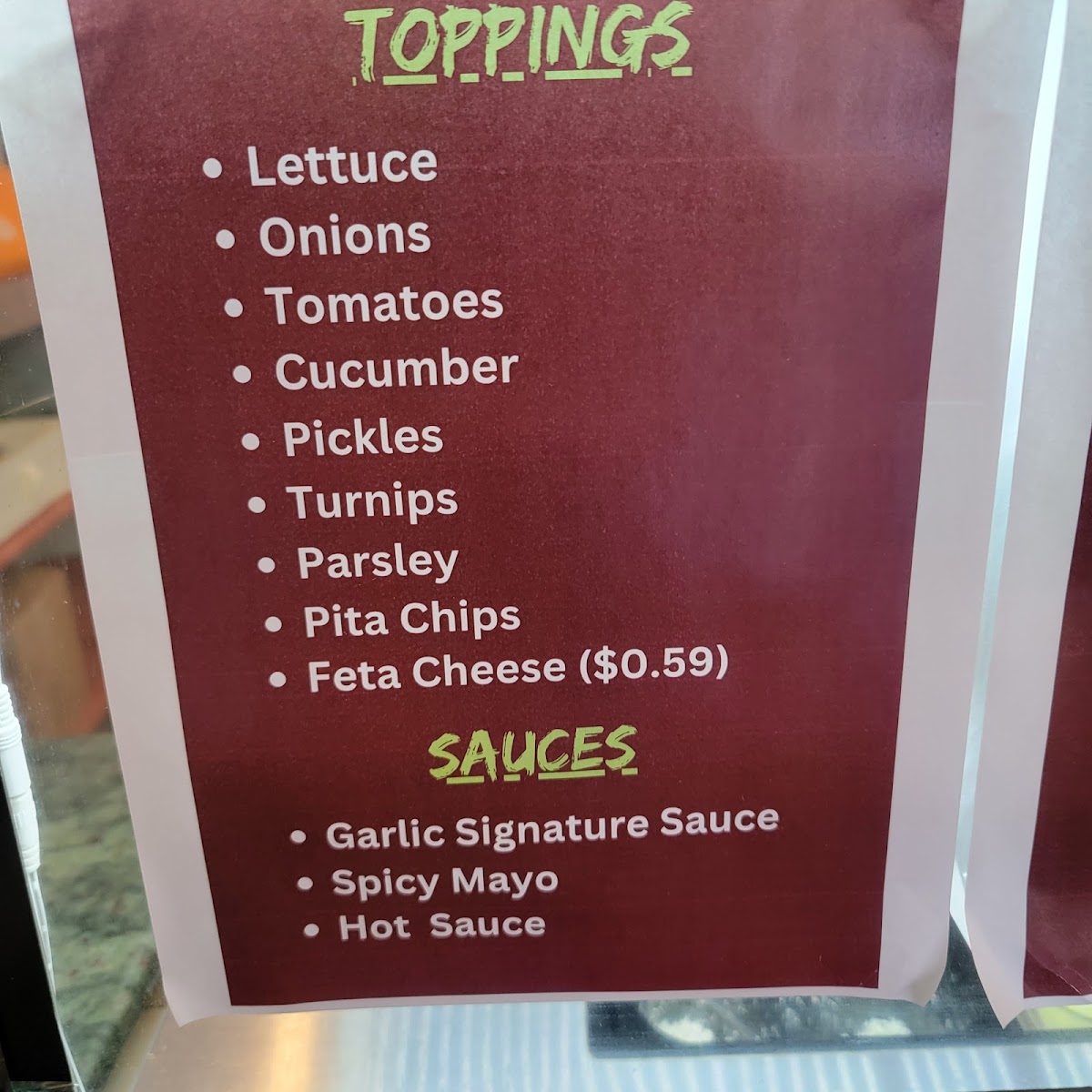 Menu Relish Shawarma-7