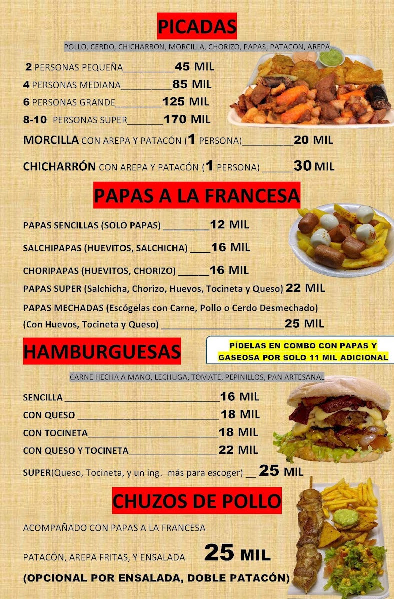 Menu Rellericas Gourmet-1