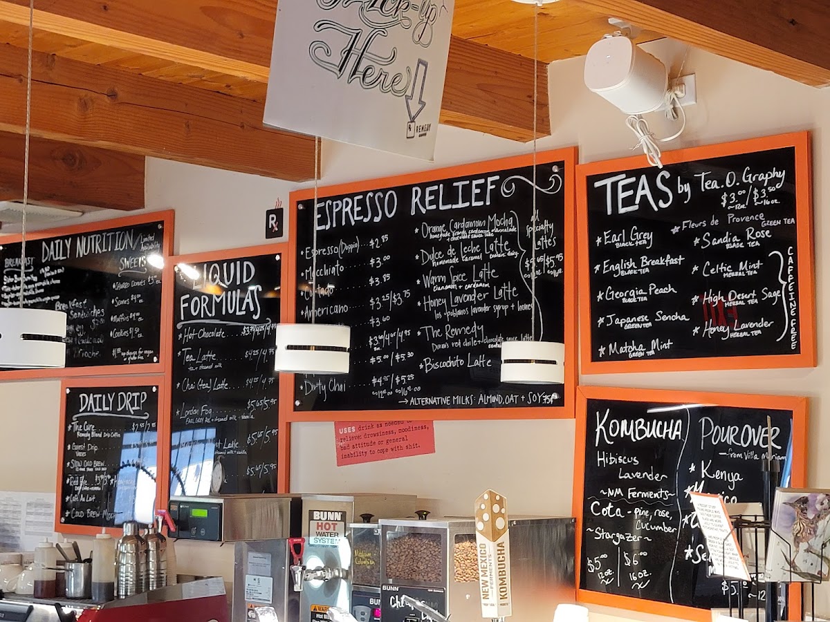 Menu Remedy Coffee Abq-5