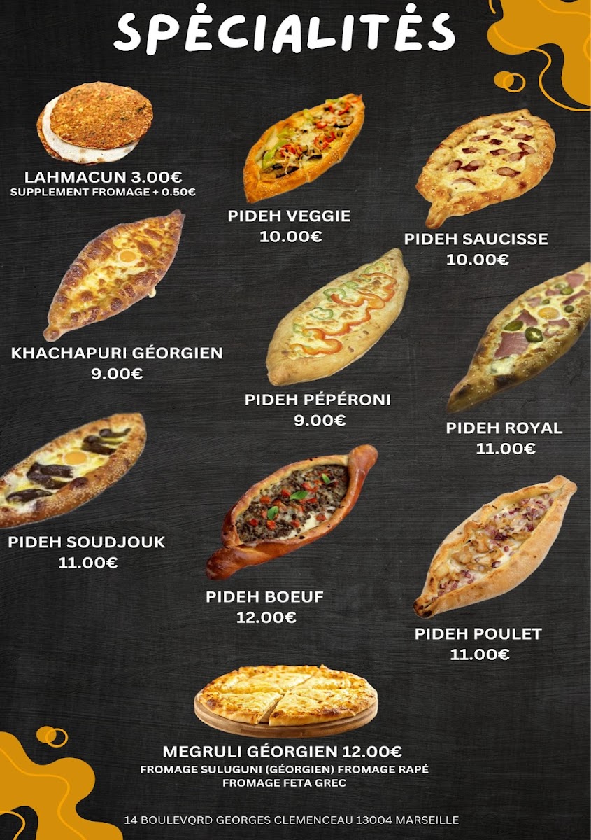 Menu Rendez-Vous Pizzeria – Pizza À Emporter & Livraison À Marseille 4-1