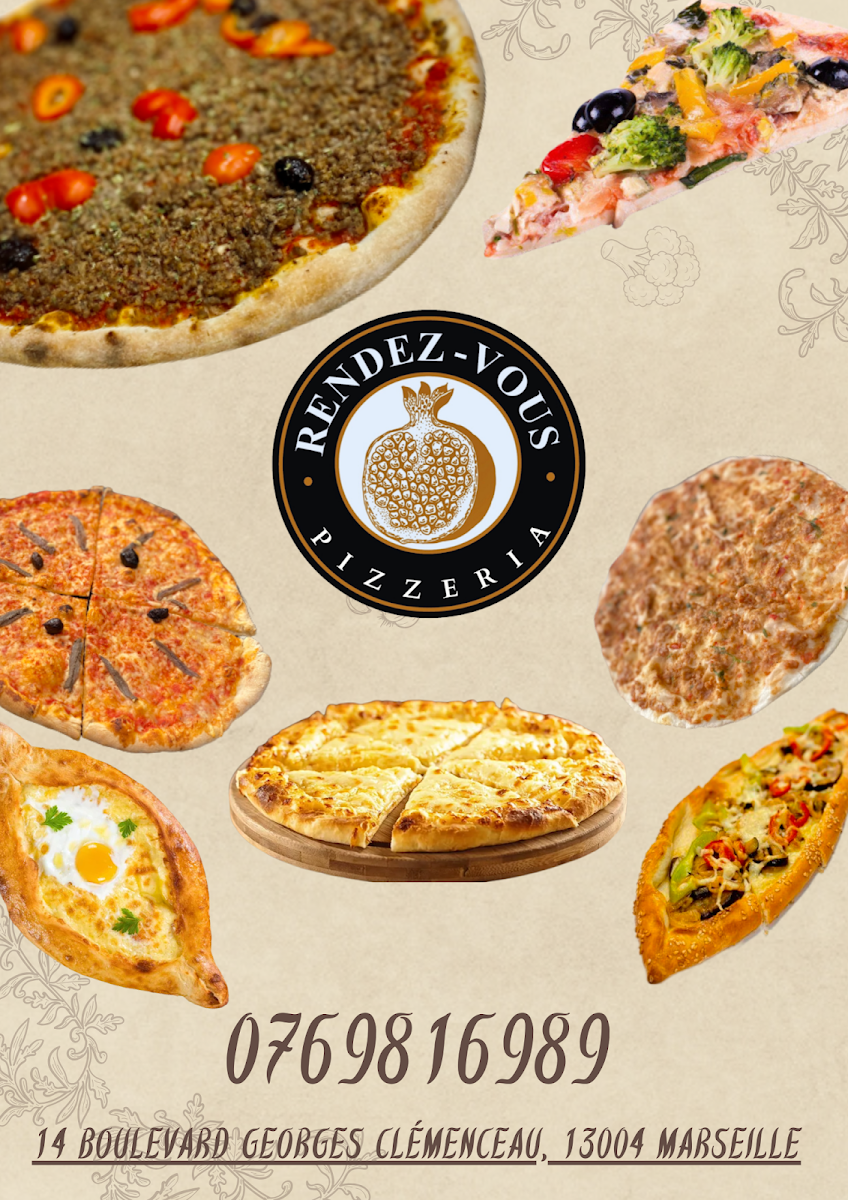 Menu Rendez-Vous Pizzeria – Pizza À Emporter & Livraison À Marseille 4-4