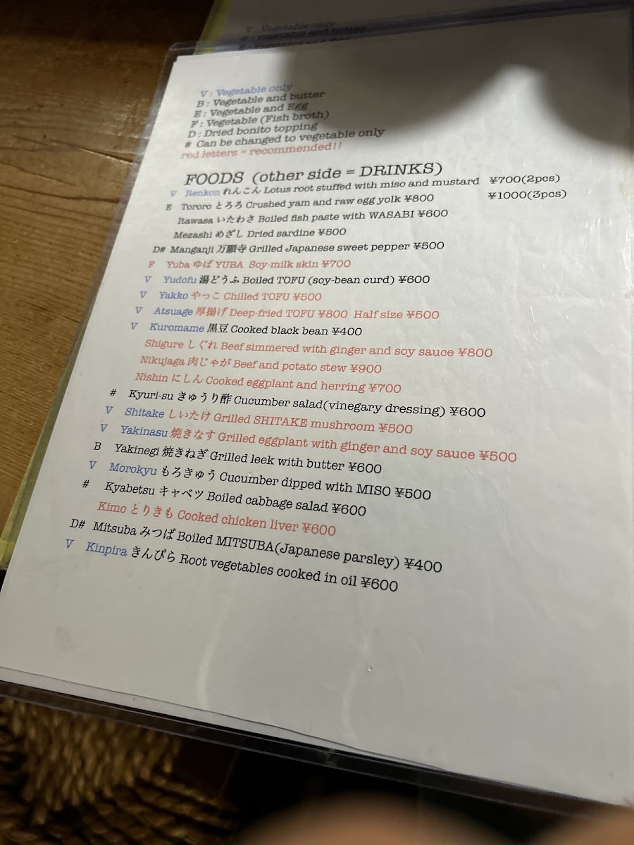Menu Renkon-Ya-6
