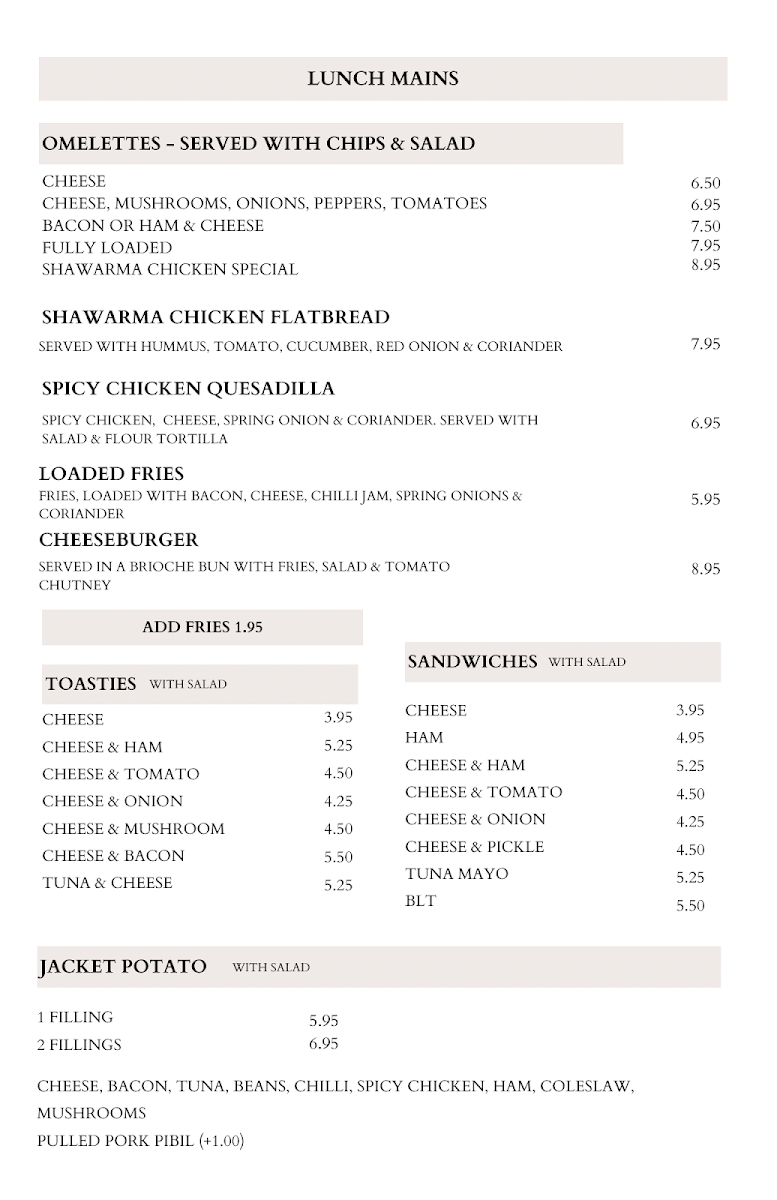 Menu Rens Coffee Bar And Kitchen-1