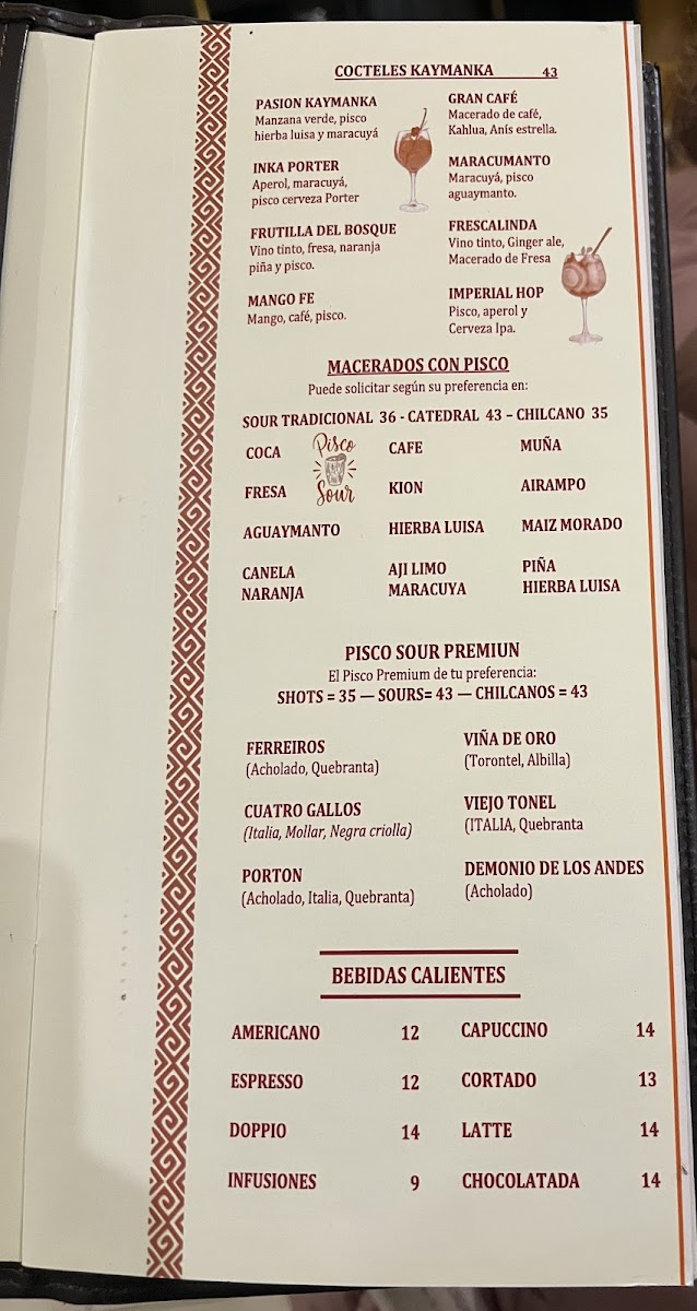 Menu Rest. Centenario De Machu Picchu-1