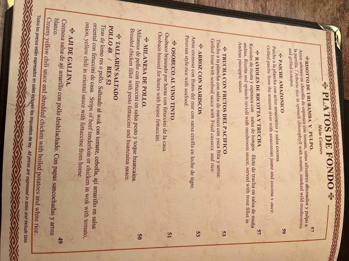 Menu Rest. Centenario De Machu Picchu-3