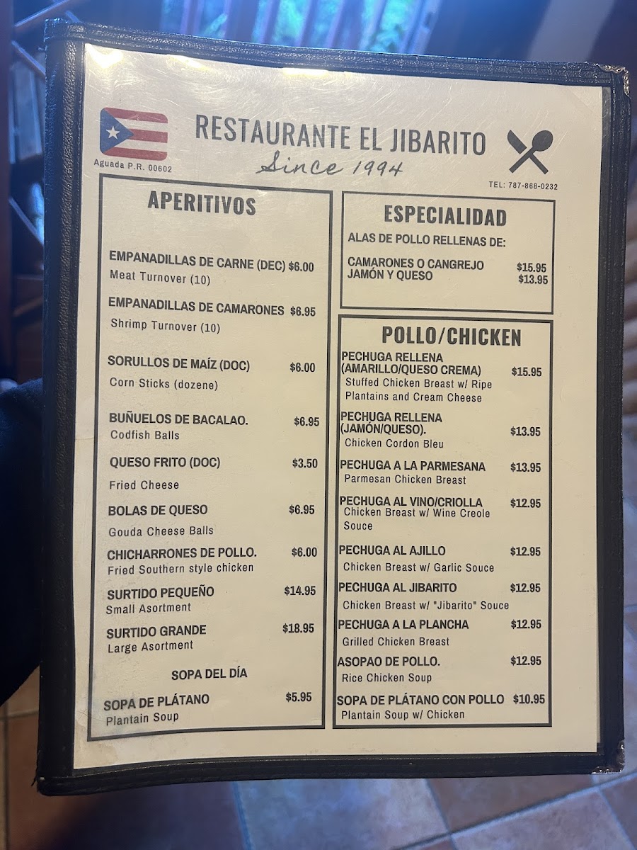 Menu Rest. El Jibarito Aguada-4