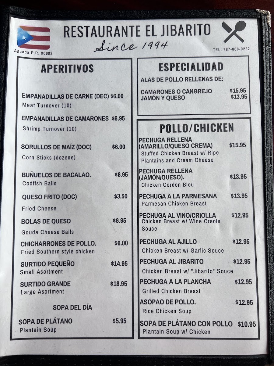 Menu Rest. El Jibarito Aguada-7