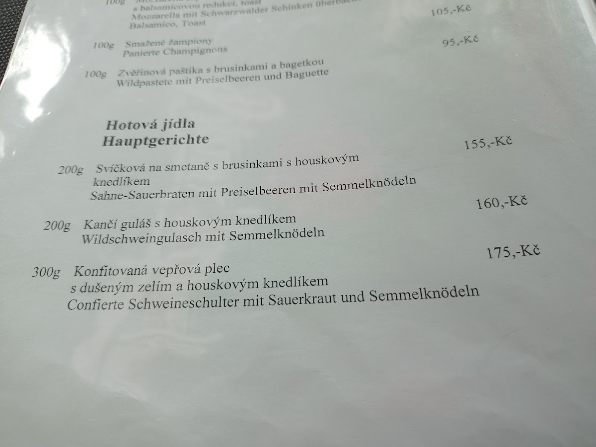 Menu Restaurace Hubert-3