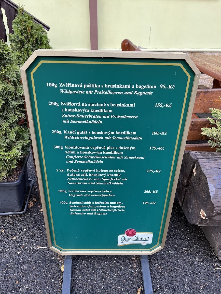Menu Restaurace Hubert-6