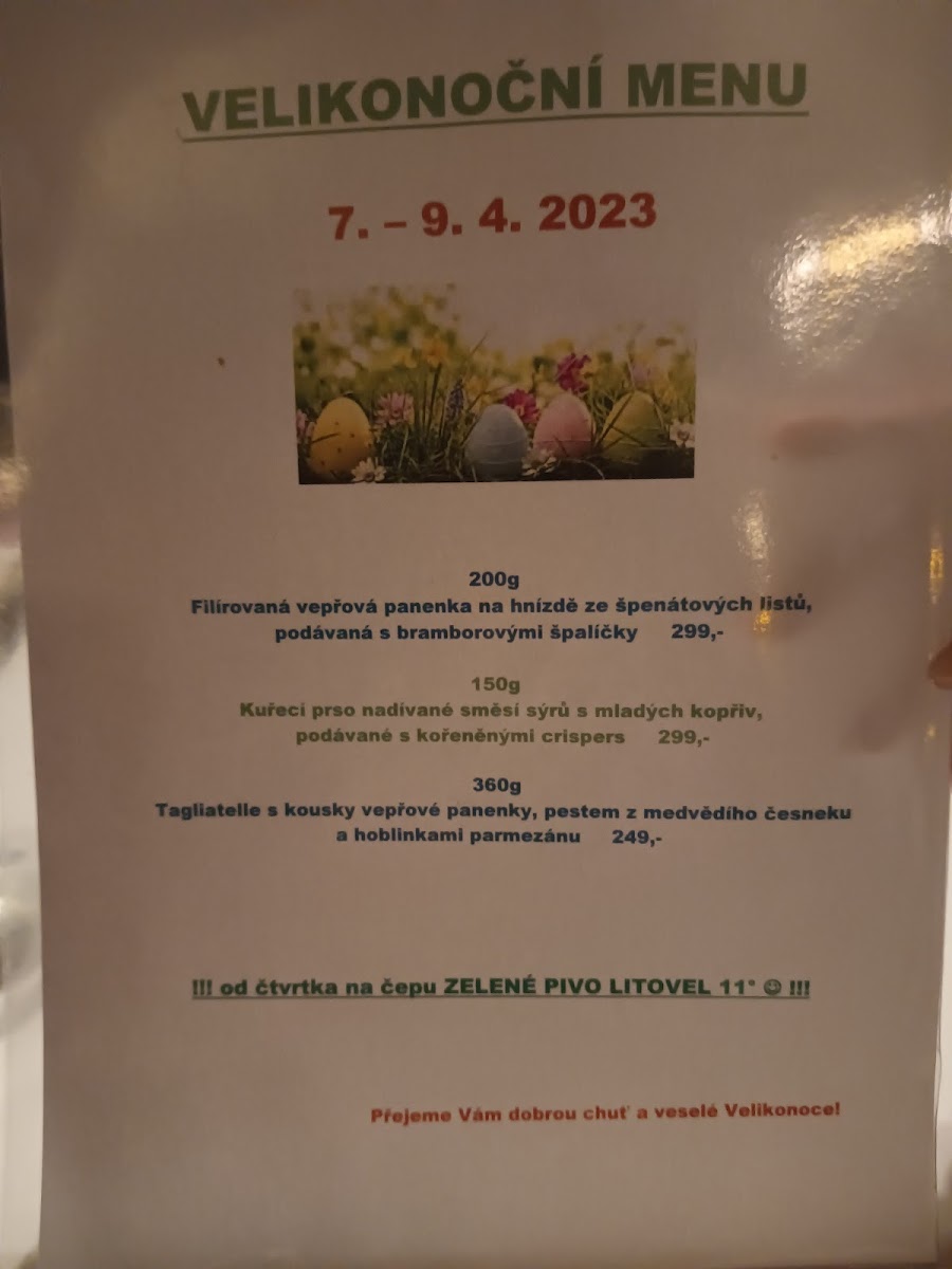 Menu Restaurace Majak-1