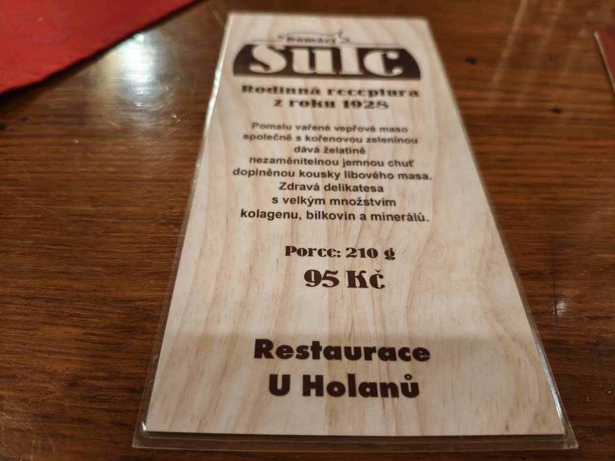 Menu Restaurace U Holanů-4
