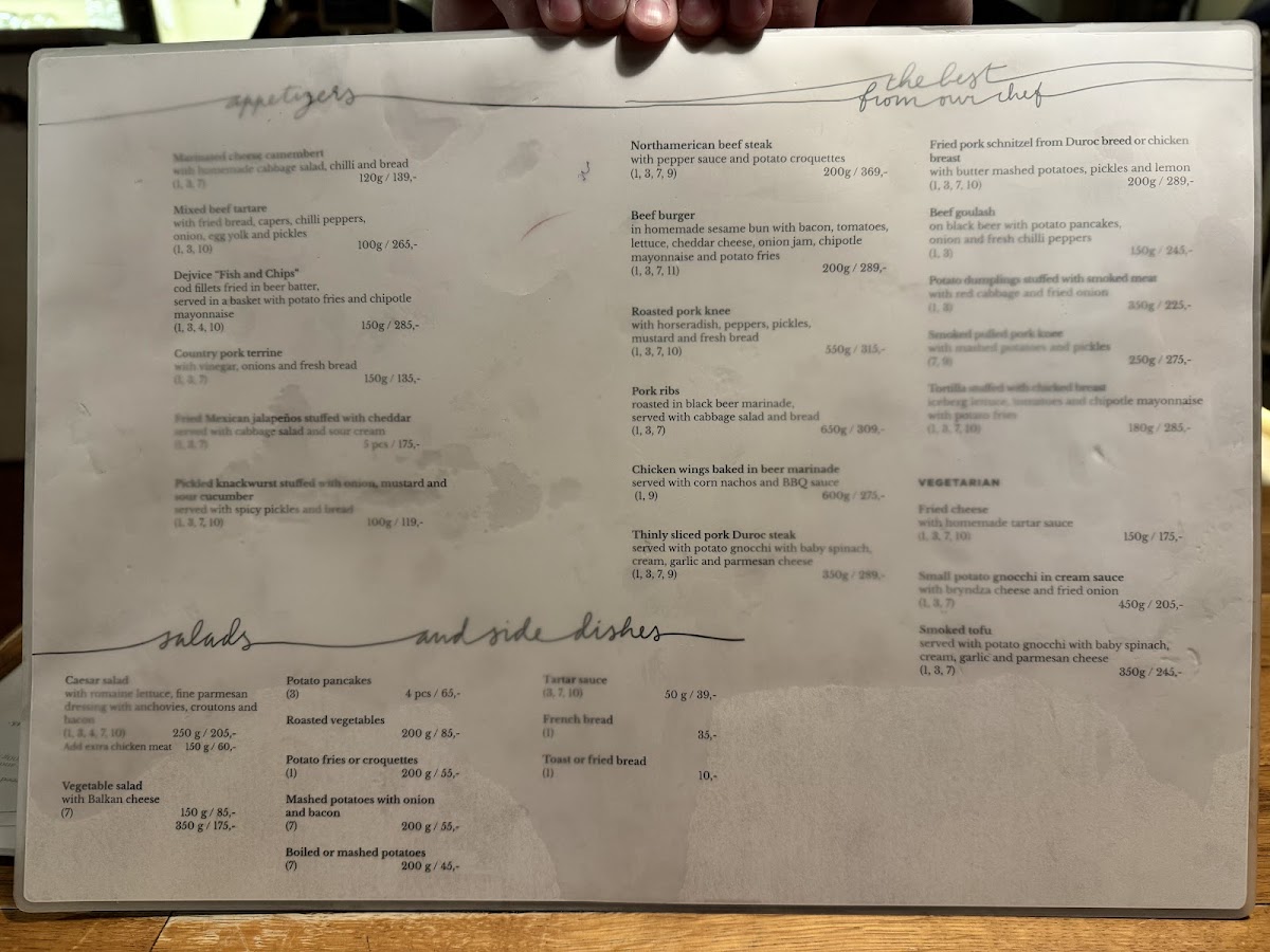 Menu Restaurace U Topolů-2